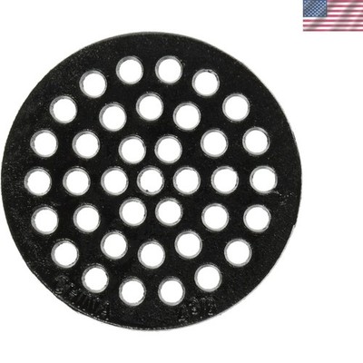 Elegant 4-3/8 Inch Cast Iron Strainer   Epoxy Coated for Corrosion Resistance