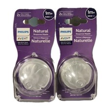 2 Philips Avent Natural Response Nipple Flow 3 1M 4 Total