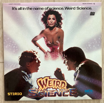 ''WEIRD SCIENCE'' - ORIGINAL LASERDISC - JOHN HUGHES - GREAT CONDITION!