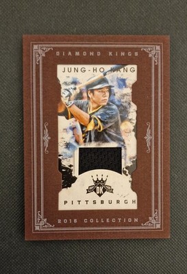 2016 Panini Diamond Kings - Jung-ho Kang #133 Mini Framed Materials /99 (MEM)