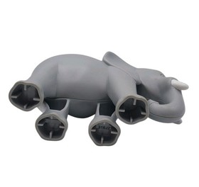 LEGO Duplo Elephant 316J2 Light Gray Adult Zoo Safari Animal Big Zoo 6157 Clean