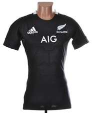 RUGBY UNION NEW ZEALAND ALL BLACKS 2018/2019 HOME SHIRT JERSEY SIZE M ADULT
