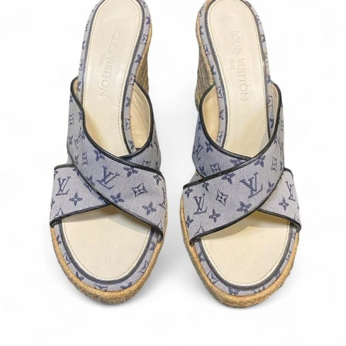 Louis Vuitton Blue Sandals for Women for sale - eBay