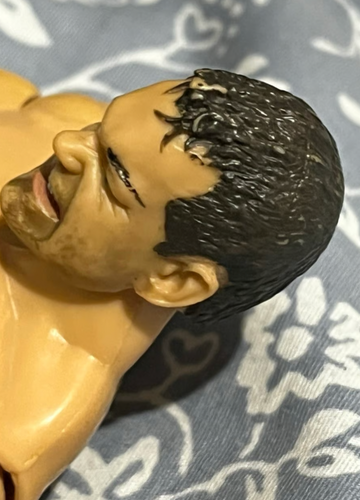 WWE Chris Benoit Jakks Deluxe Aggression Yellow RARE WWF Rabid Wolverine ECW AEW - Picture 5 of 7