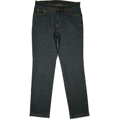 Bogner 38 L28 jeans pants gray women stretch mid rise straight leg comfort W28 M