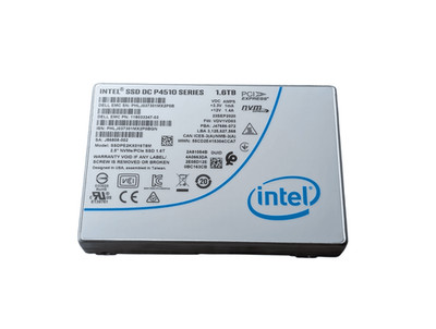 Intel SSD DC 1.6TB P4510 Series 2.5'' U.2 PCIe 3.1 x4 NVMe SSD SSDPE2KX016T8M