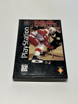 NHL Face Off 1995 PS1 PlayStation 1 Longbox, Complete with Box and Instructions