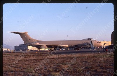 sl18  Slide 1980's  British Airliner Vickers VC10 Point Mugu 404a