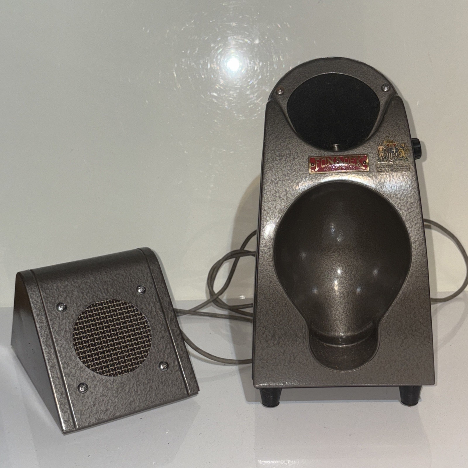 FonaDek Hands Free Telephone Loudspeaker Vintage 1950's 60's RARE COLLECTABLE