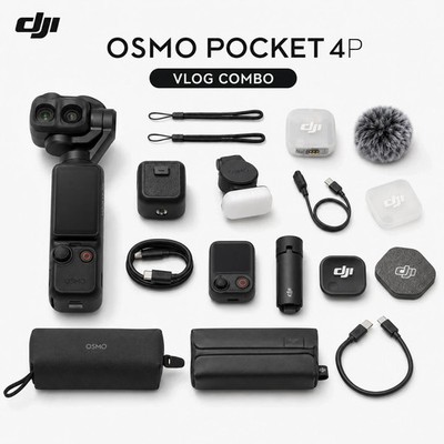 NEW Osmo Pocket Pro Vlog Combo Handheld Stabilizer 4k Gimbal Camera US Stock
