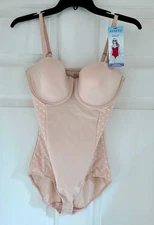 Spanx Luxe & Lean Body Shaper One Piece Shapewear Size L Large NWT