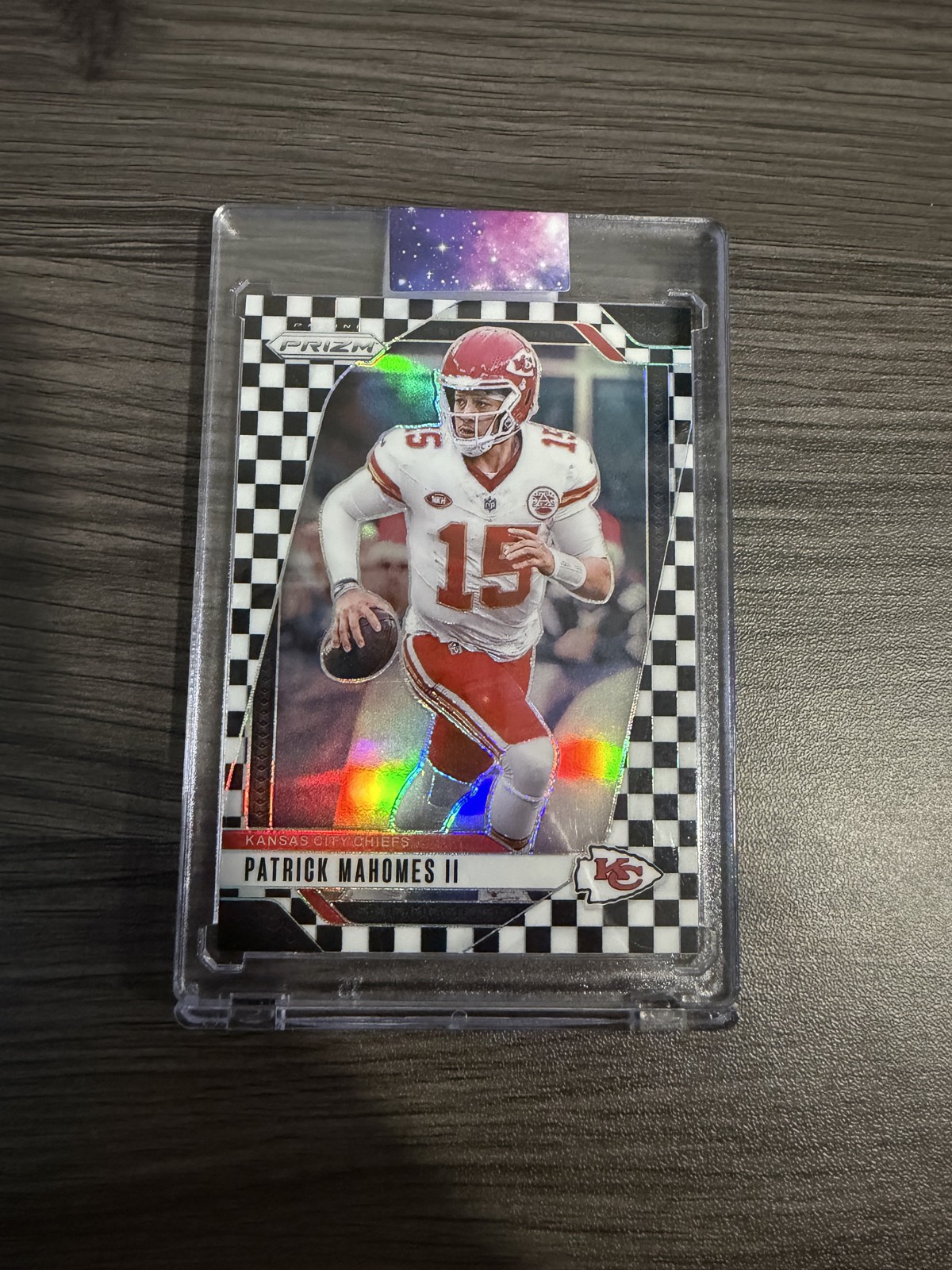 2024 Panini Prizm - Patrick Mahomes II #138 Black & White Checker Prizm