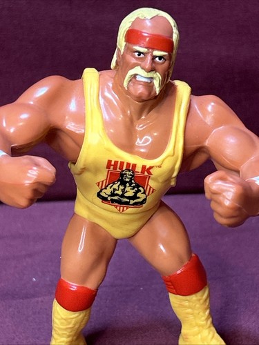 VINTAGE 1991 WWF HASBRO HULK HOGAN FIGURE WWE AWA ...