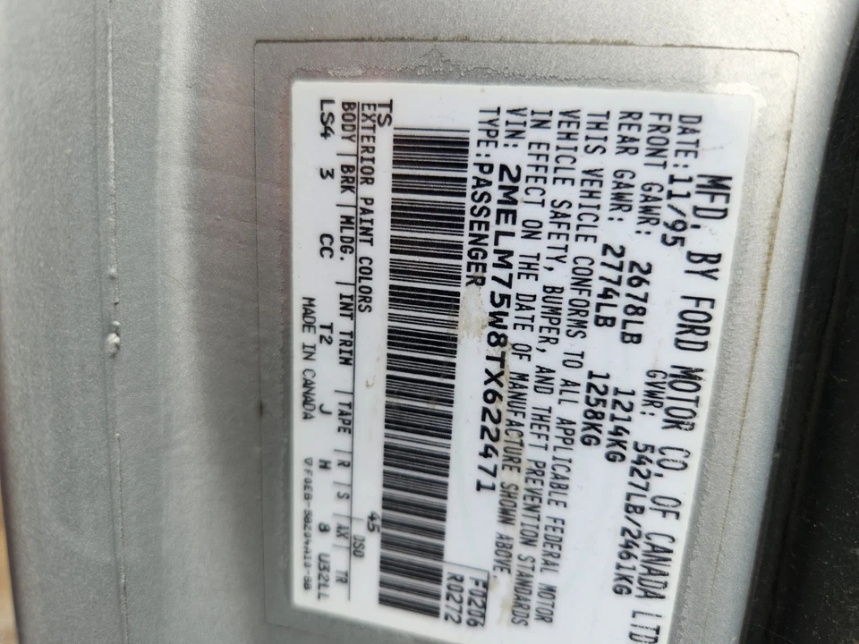 Tapicería de panel de puerta delantera para conductor de coche urbano Lincoln Town Car 1995-1997 verde Foto 3 de 4