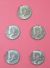 Lot of FIVE 40% Kennedy Half Dollars / 1967 / SK291