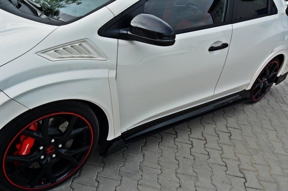 Kit rajouts de bas de caisse Maxton pour Honda Civic IX Type R rigide