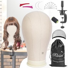 22 Inch Wig Holder Stand Adjustable Tripod Manikin Mannequin Head Display Kit