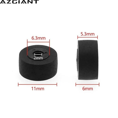 #ad 10PCS New 11x6x2mm Pinch Roller Pressure Cassette Tape Recorder Belt Pulley $22.85