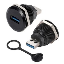 PENGLIN 2PCS USB 3.0 Connector, Male to Female 3.0 2PCS -Single port