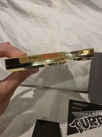  Zelda 5 viti prima stampa Nintendo NES cartuccia e carrello tartarughe ninja e manuale 