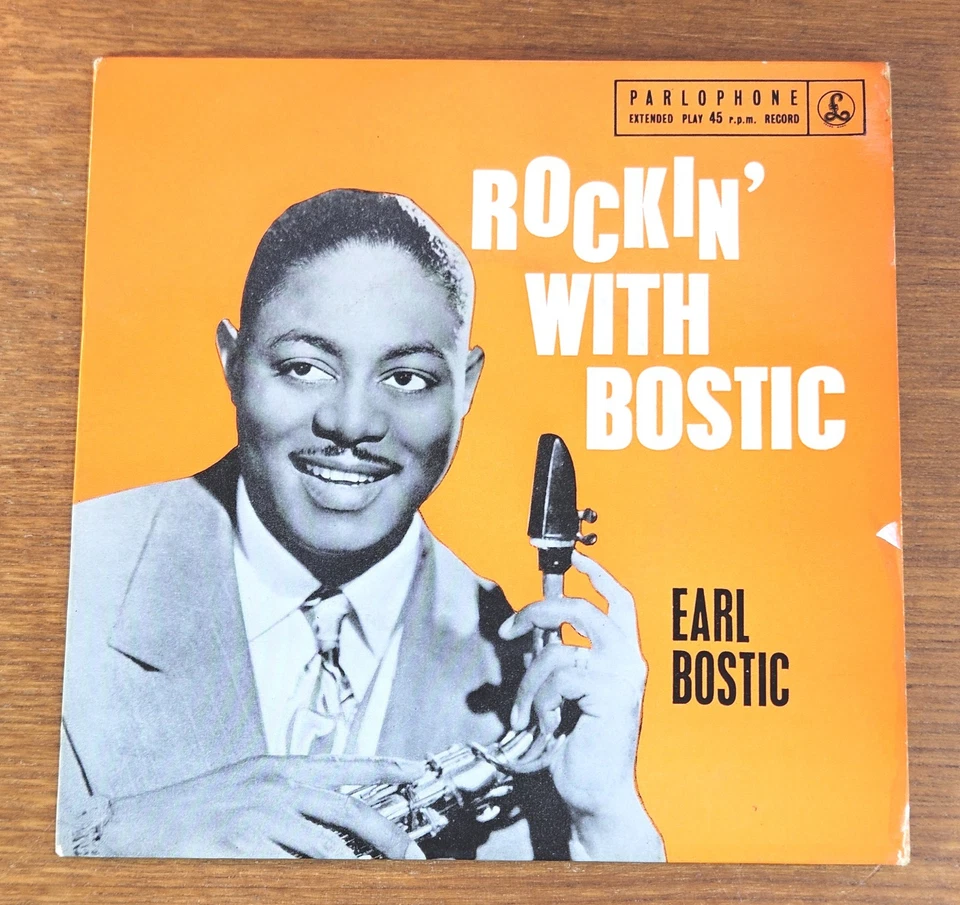 EARL BOSTIC "Rockin' With Bostic" UK 50s green PARLOPHONE 7" EP Jazz JIVE R & B - Bild 3 von 4