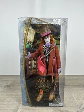 Disney Store Alice Through the Looking Glass Mad Hatter Johnny Depp 13" Doll NIB