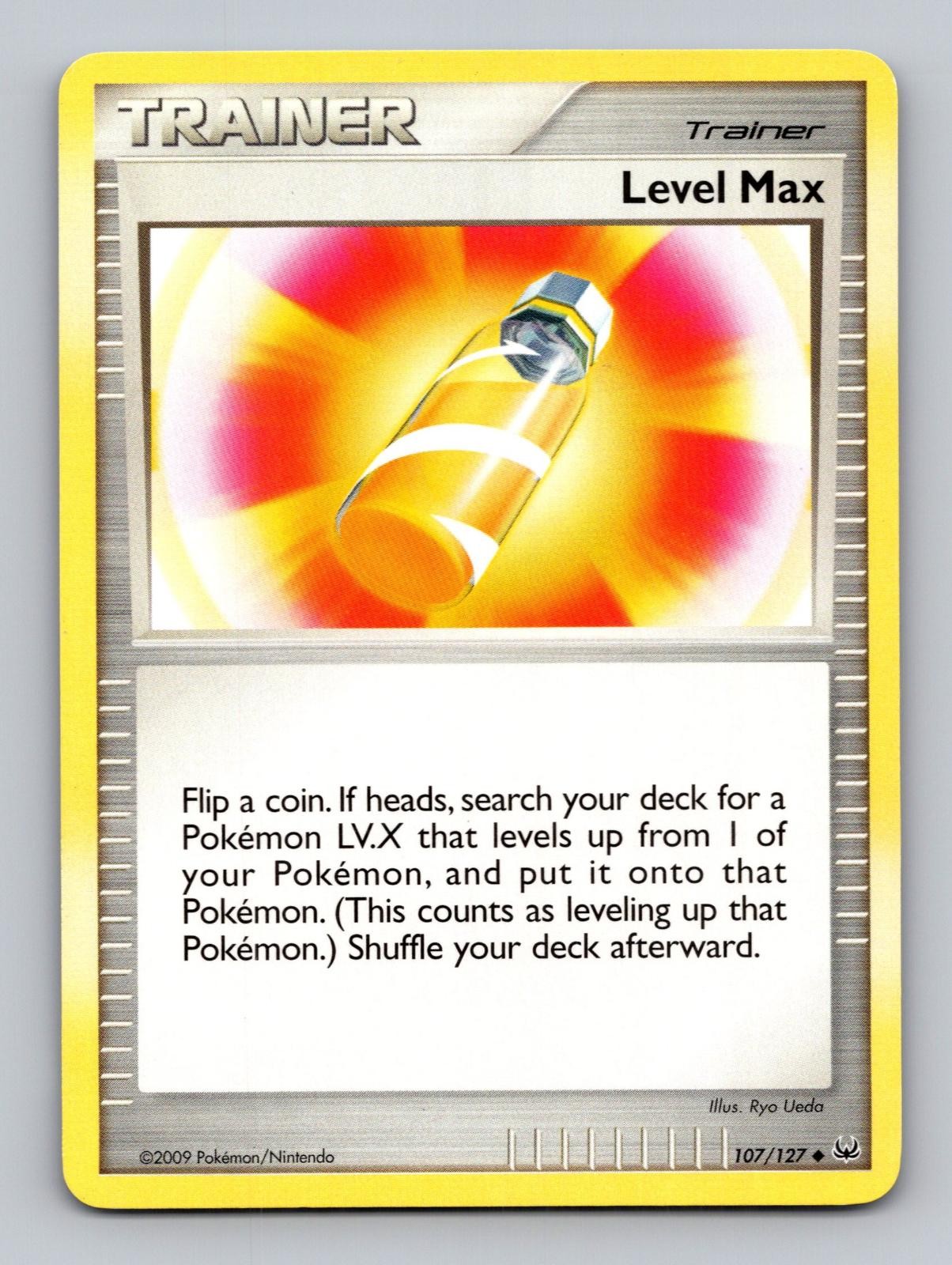 Level Max 107/127 Uncommon Platinum Pokemon Lightly Played