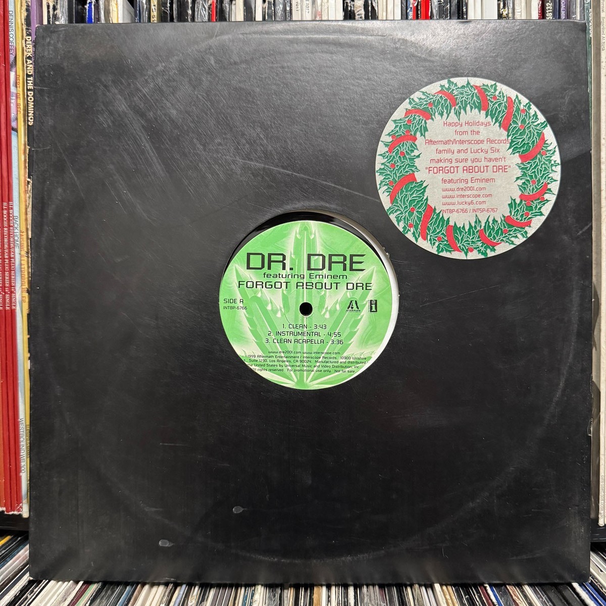 激レア EMINEM / Dr.Dre / junior mafia ブート盤 DR. DRE + EMINEM - FORGOT ABOUT DRE (12