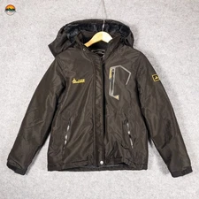 Moerdeng Oscillator Series Sport Jacket Black Fur-lined Long Sleeve Women's Sz S