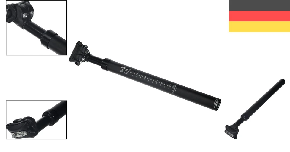 Einstellbare Pro SP-S05 Federsattelstütze - 50mm Federweg, 2 Jahre - Bild 2 von 4