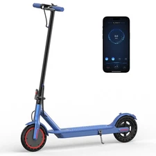 AOVOPRO Blue 350W 8.5' Foldable Electric Scooter for Adults and Child 19Miles