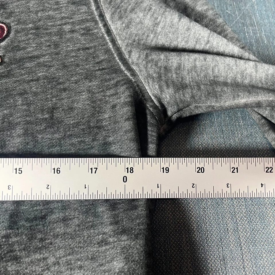 Sudadera con Capucha Hard Rock Para Hombre Talla M Gris Cordón Cremallera Completa Mezcla Algodón Sudadera Foto 2 de 4