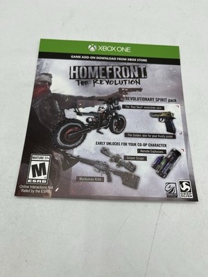 Homefront: The Revolution Xbox One New DLC Pack Add On Unused