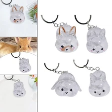 Rabbit Keychain Portable Rabbit Lovers Gift Multifunctional Unique Keyring