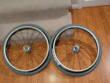 TiLite 22" Spinergy SPOX Wheelchair Wheels 22x1-3/8 (w/ Solid core tires)