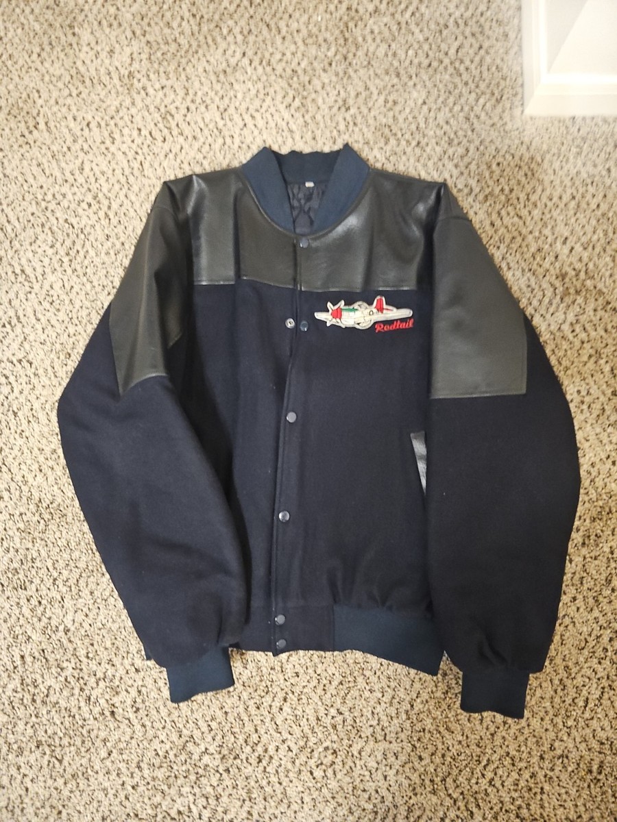 Tuskegee Airman - Redtails Bomber Jacket Mens Medium View 2
