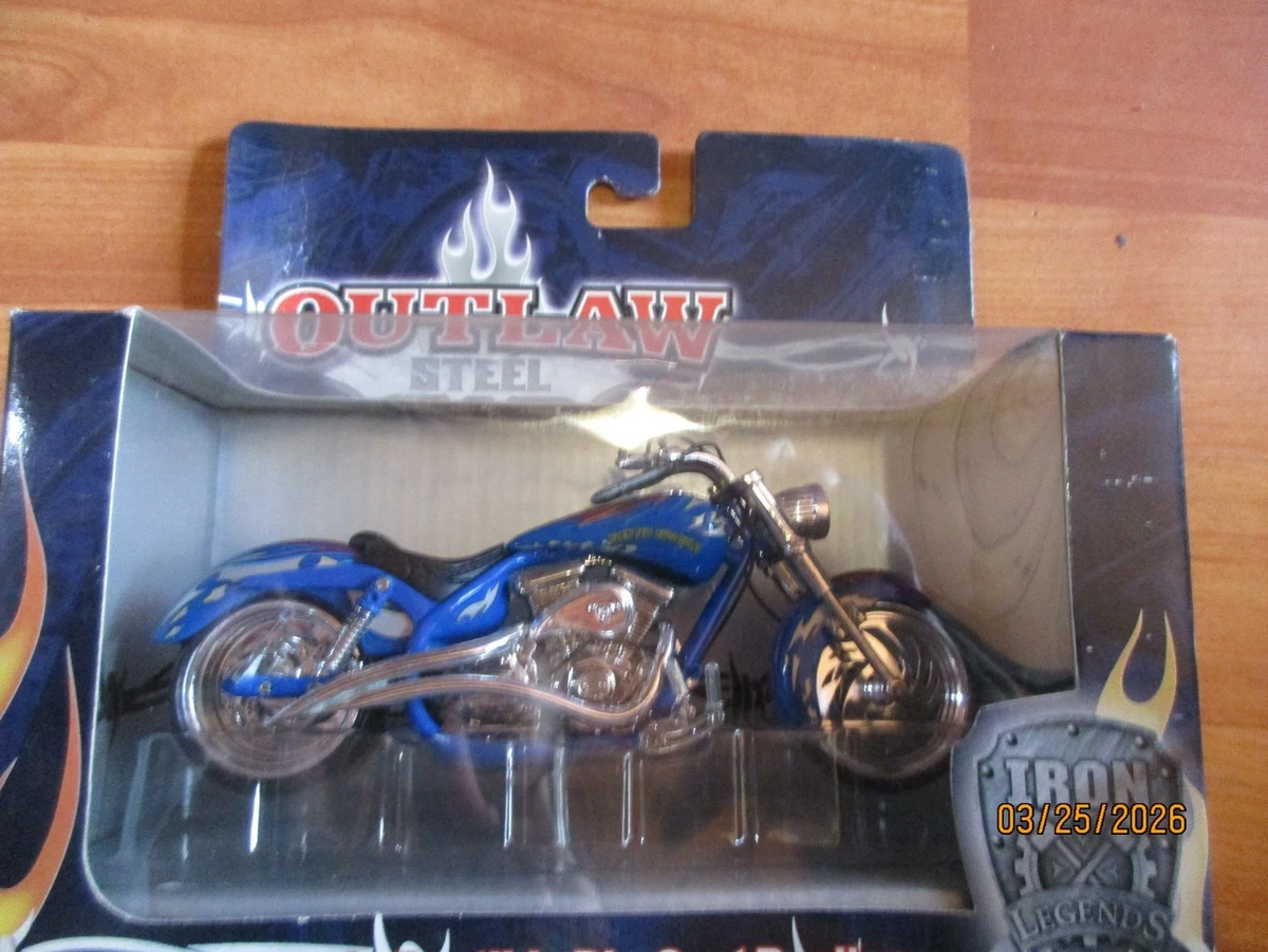 Toy Zone Blue Contemporary Manufacture Diecast Motorcycles & ATVs