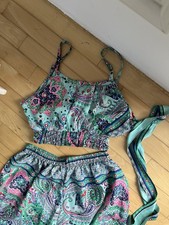 Hose Mit Passendem Oberteil,türkis , S