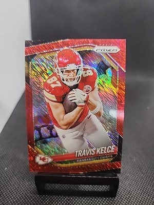 2025 Prizm COLOR MATCH TRAVIS KELCE /49 RED SHIMMER #67 SSP