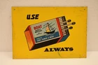Vintage Boat Safety Matches Tin Advertising Sign Indian Retro Matchbox Wall Art