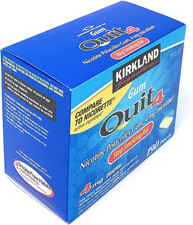 190 Pieces Kirkland Quit 4mg Nicotine Gum Stop Smoking Generic Nicorette