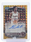 DONALD HAND JR 2025-26 BOWMAN CHROME GOLD GEOMETRIC 1ST ROOKIE AUTO /50 Q1765