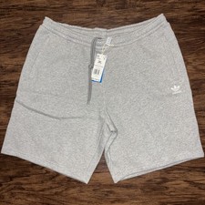 NEW MEN'S ADIDAS ORIGINALS ESSENTIAL TREFOIL SHORTS SIZE 2XL H34682 Grey