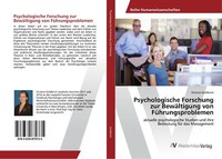 Psychologische Forschung Zur BewäLtigung Von FüHrungsproblemen | Buch | 97836398