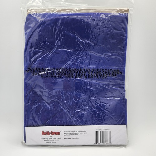 Kwik-Covers Blue Fitted Table Covers- 8ft.x30in. Banquet Or Picnic Table - Picture 2 of 2