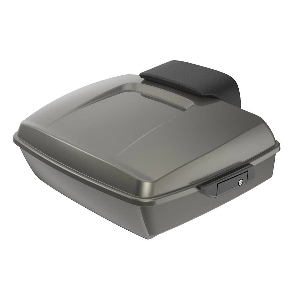 Paquete Tour Industrial Gris Picado Para Harley Touring Street Road Glide 97+ Foto 2 de 4