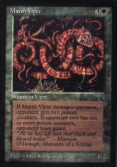 Marsh Viper - The Dark: #81, Magic: The Gathering Nm R178