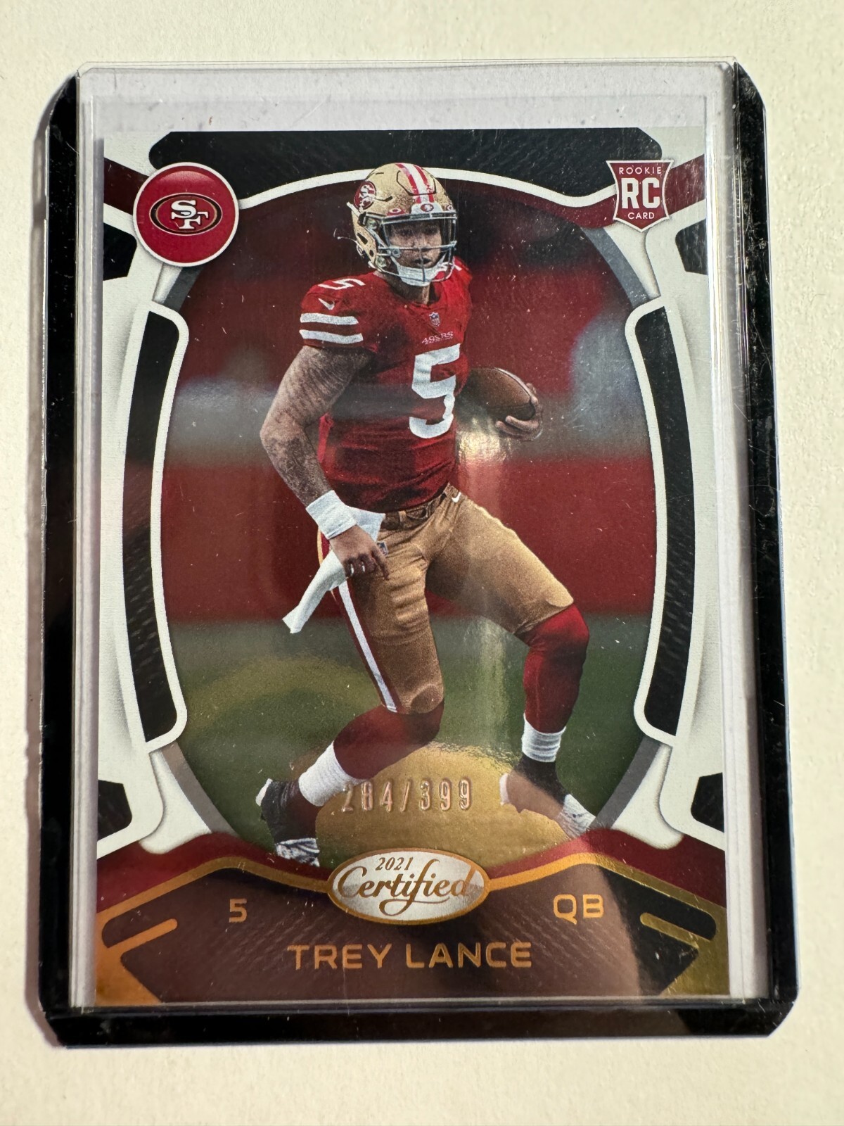 K156,334 - 2021 Certified #103 Trey Lance RC #/399