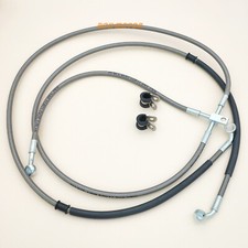 Front Braided Brake Hose Line for Can-Am Renegade 1000 1000R 2012 2013 2014-2017