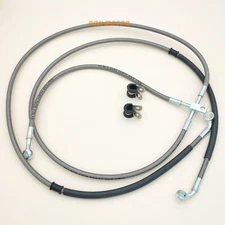 Front Braided Brake Hose Line for Can-Am Renegade 1000 1000R 2012 2013 2014-2017